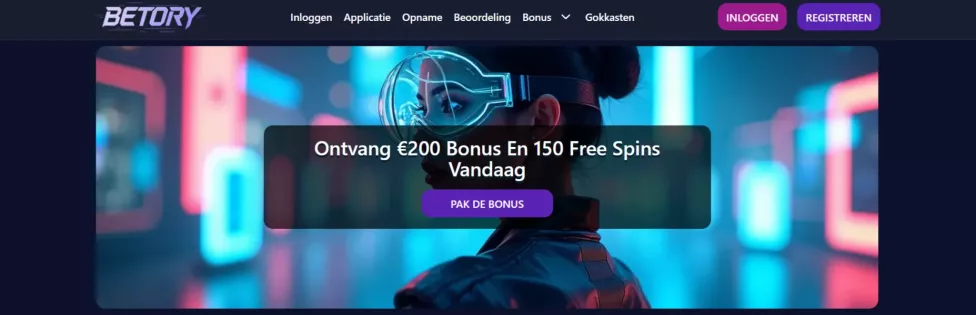 Betory Casino – Bonus 300% tot €3.250 welkomstpakket voor Nederlandse spelers